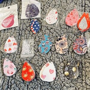 Playful Teardrop Earrings Set for Kids